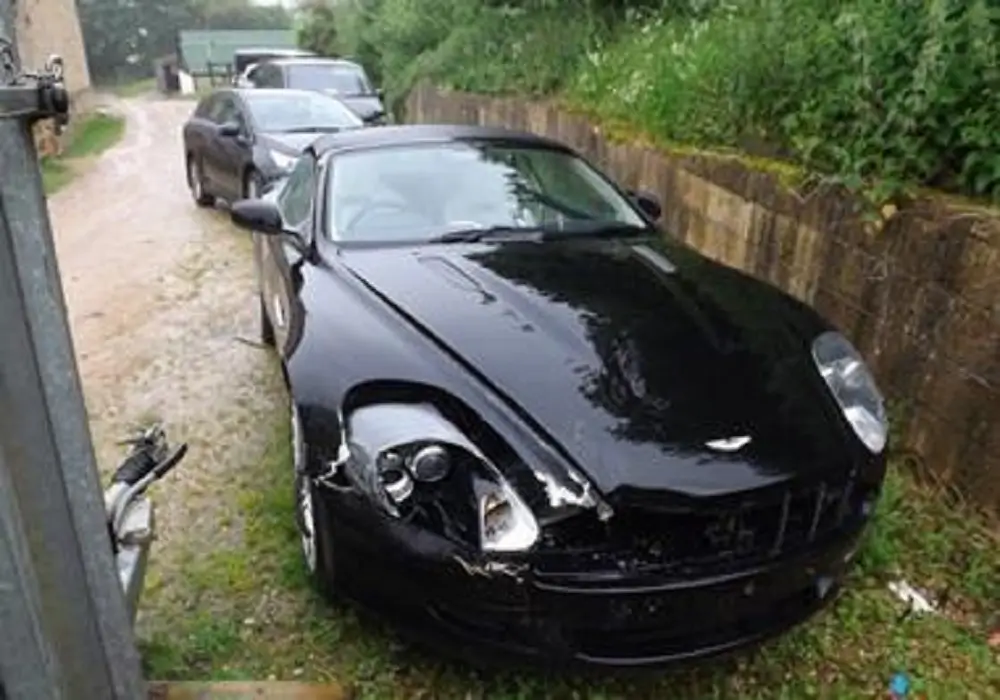 Man jailed after £100,000 crash for cash plot involving Aston Martin